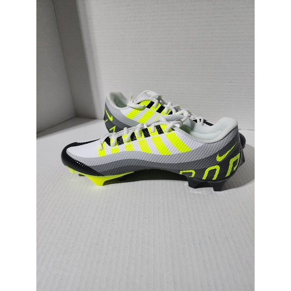 Nike Vapor Edge Speed 360 Football Cleats White/Volt/Grey  DQ5110-071 Size 10 - Picture 8 of 10